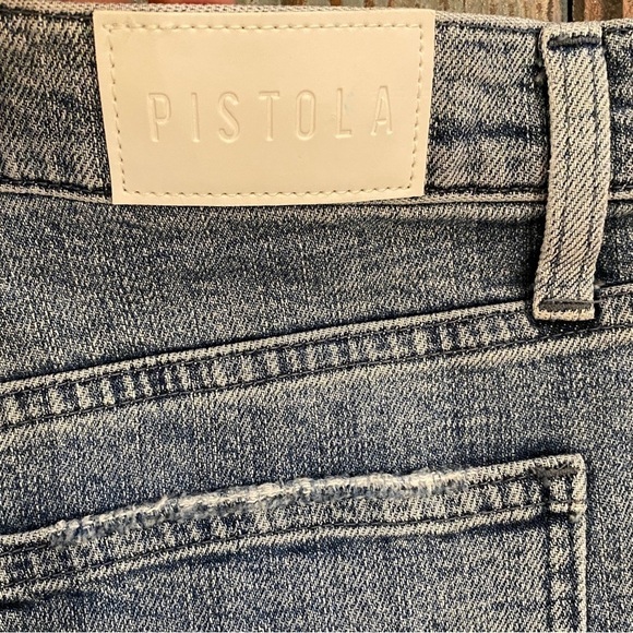 Pistola 6 (27) Winston Denim Shorts Boundaries Mid Rise Womens Cutoff Frayed Hem - Picture 4 of 10